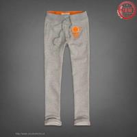 heren abercrombie and fitch elastisch sweatpants grijs oranje Goede Verkoop l3994644